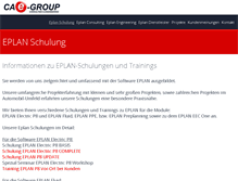 Tablet Screenshot of cae-group.de